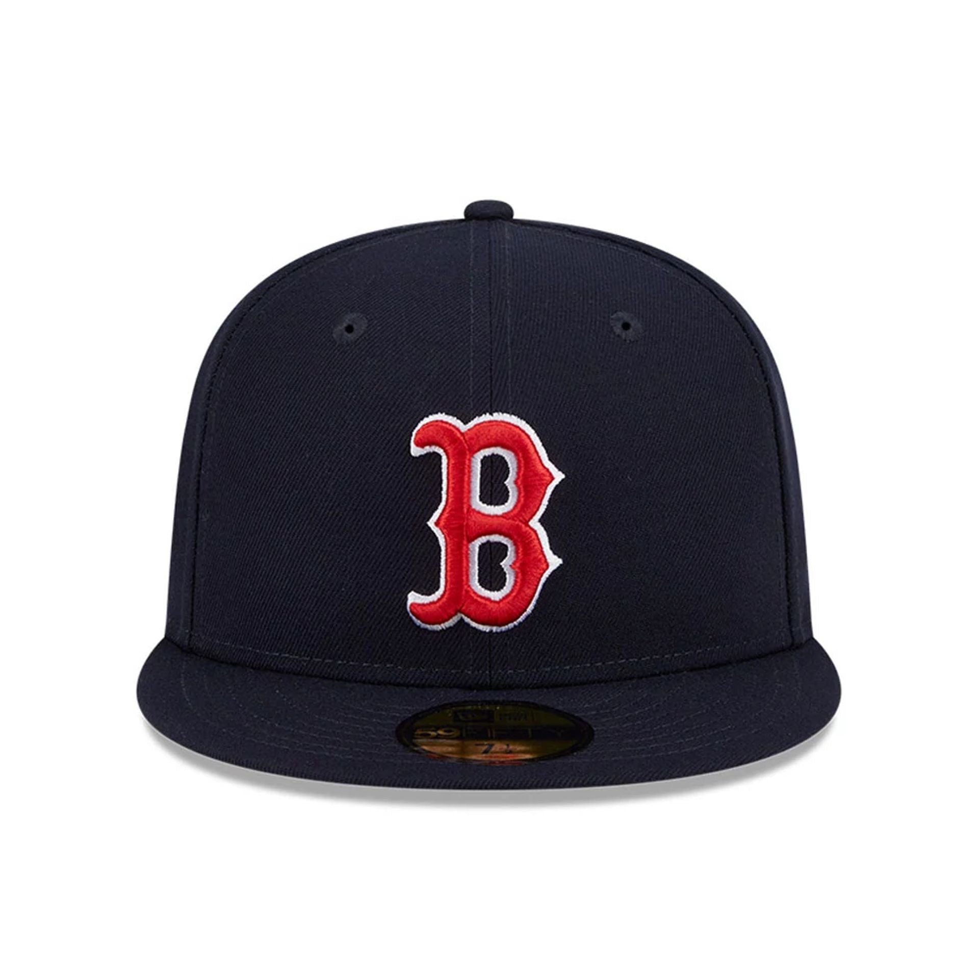 This is a Boston Red Sox Floral Undervisor Navy 59FIFTY Fitted Cap 3