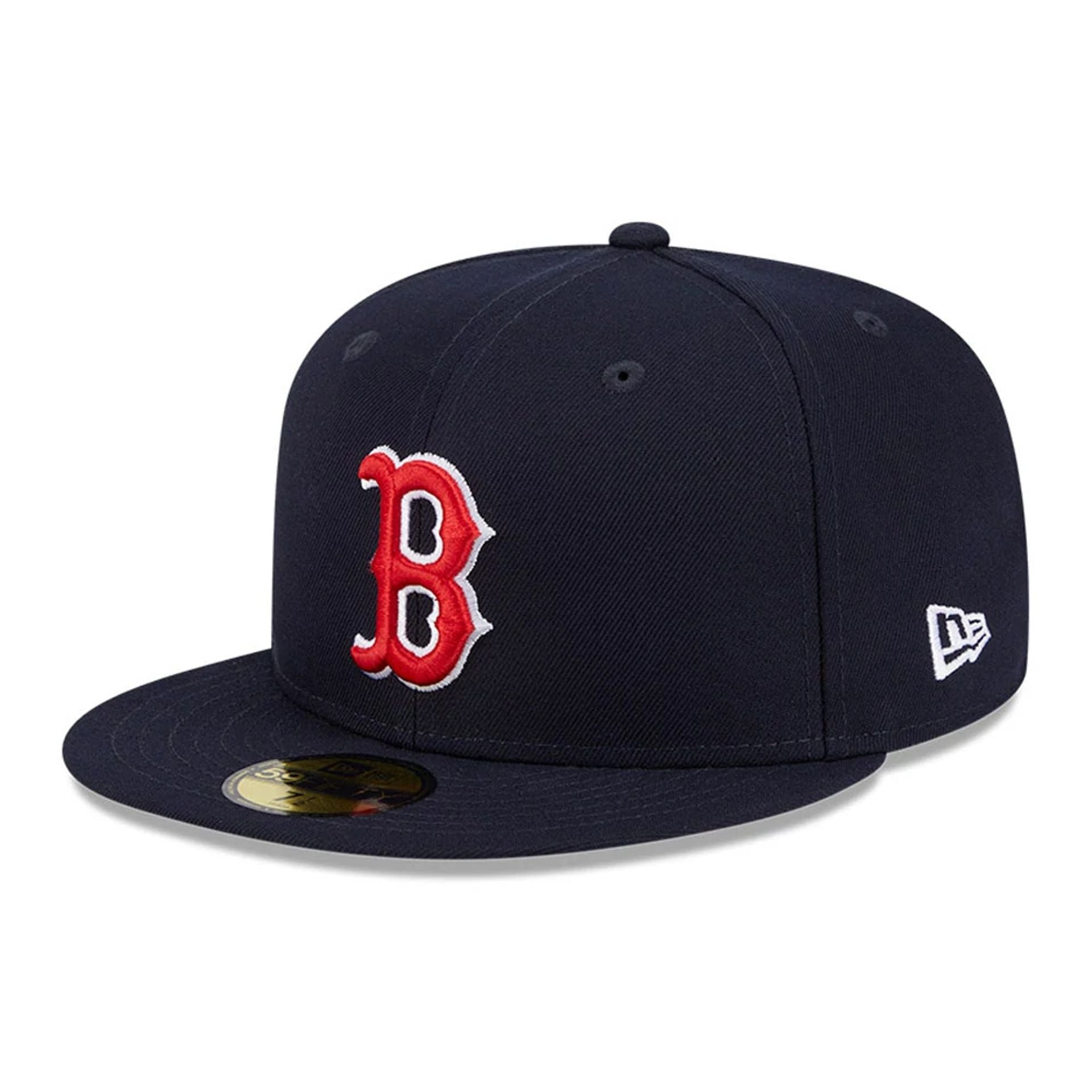 This is a Boston Red Sox Floral Undervisor Navy 59FIFTY Fitted Cap 4