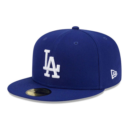 This is a LA Dodgers Floral Undervisor Dark Blue 59FIFTY Fitted Cap 4