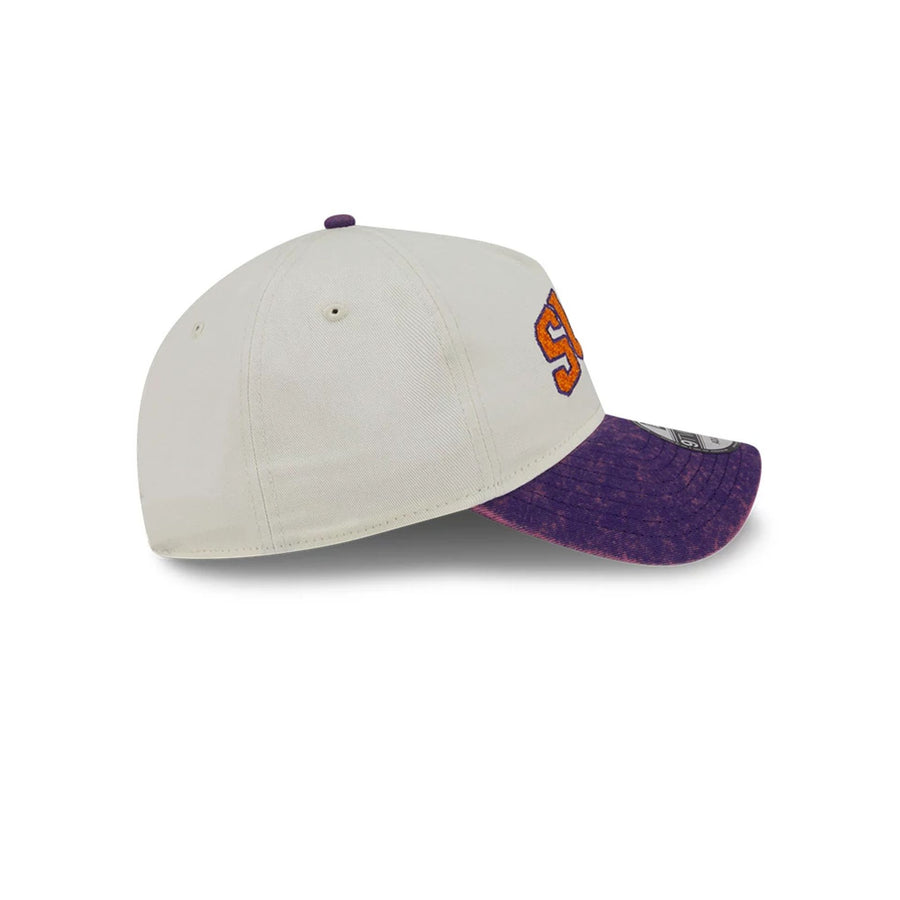 This is a Phoenix Suns Pastel White 9TWENTY A-Frame Adjustable Cap 5