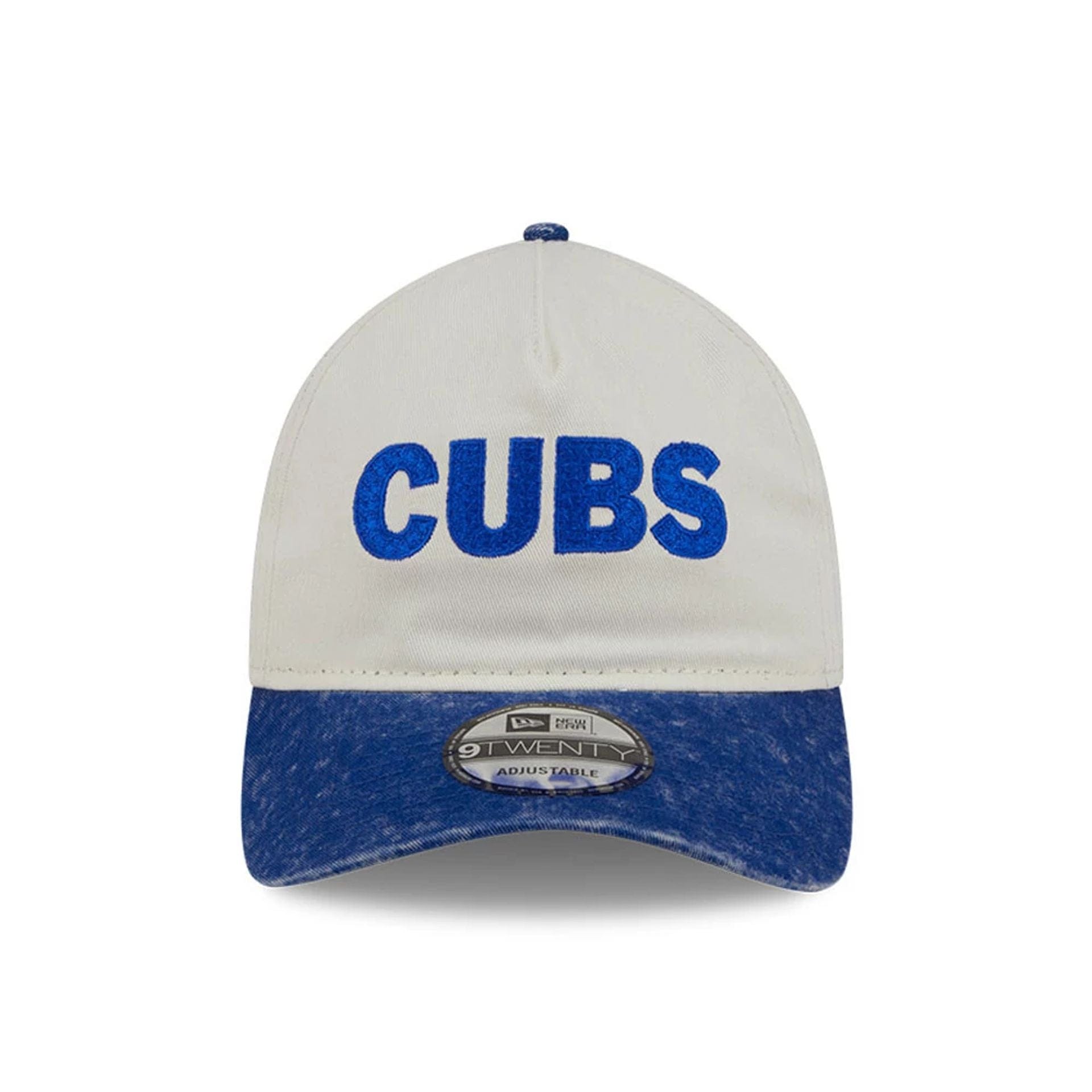 This is a Chicago Cubs Pastel White 9TWENTY A-Frame Adjustable Cap 2