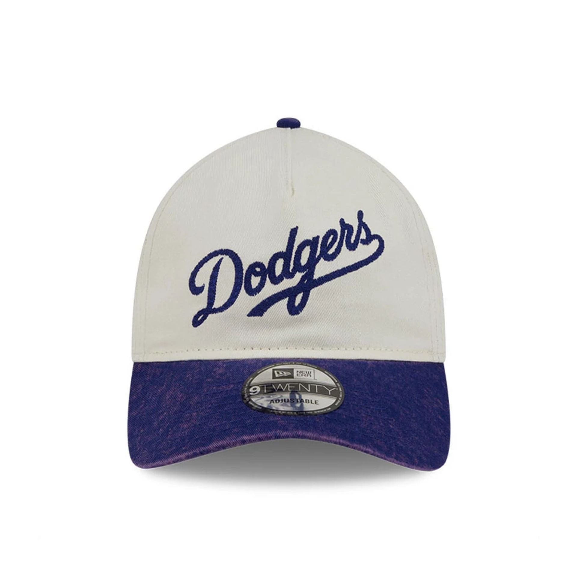 This is a LA Dodgers Pastel White 9TWENTY A-Frame Adjustable Cap 2