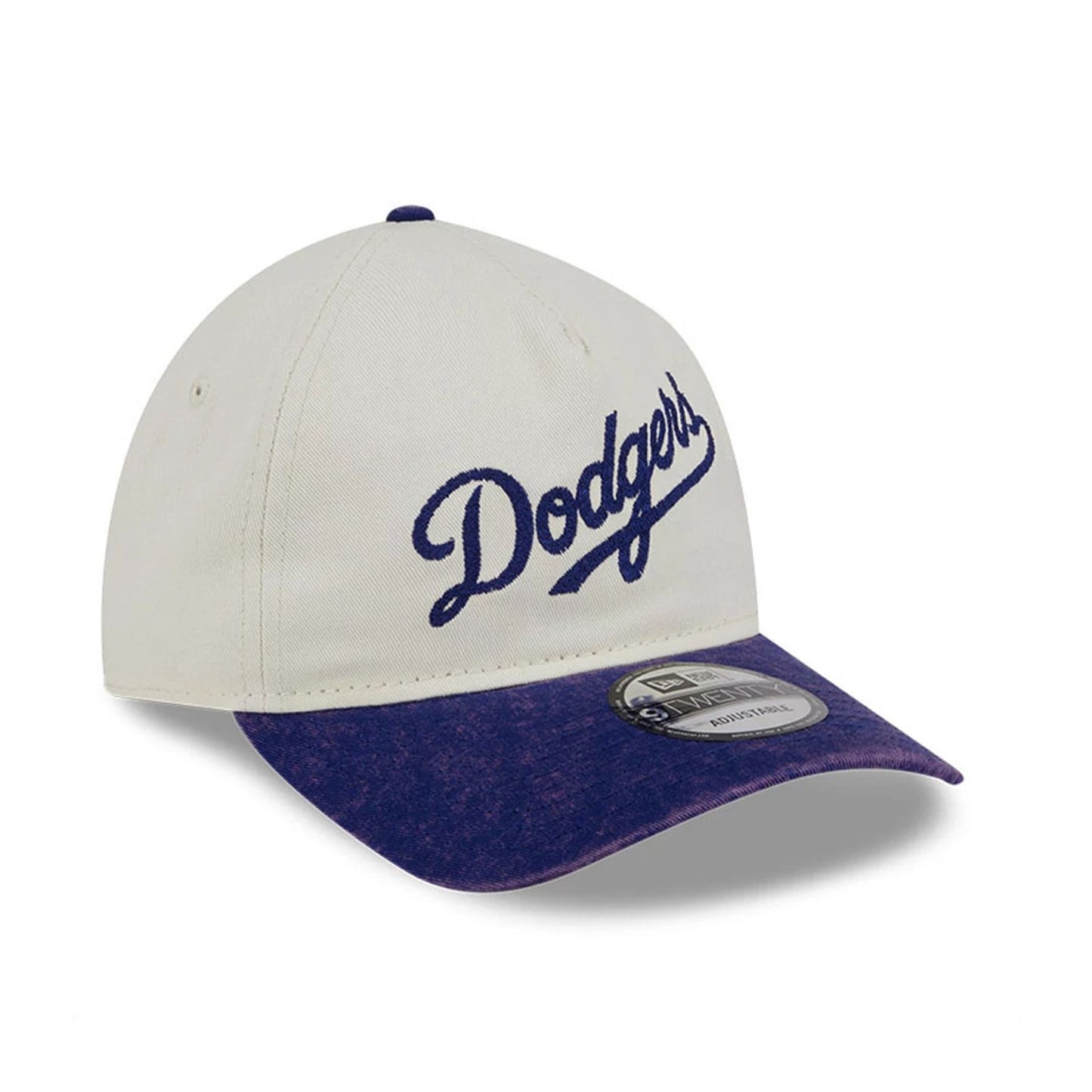 This is a LA Dodgers Pastel White 9TWENTY A-Frame Adjustable Cap 3