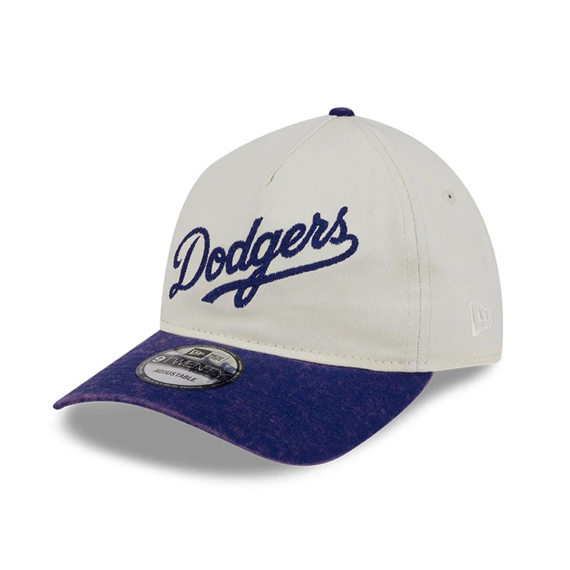 This is a LA Dodgers Pastel White 9TWENTY A-Frame Adjustable Cap 1