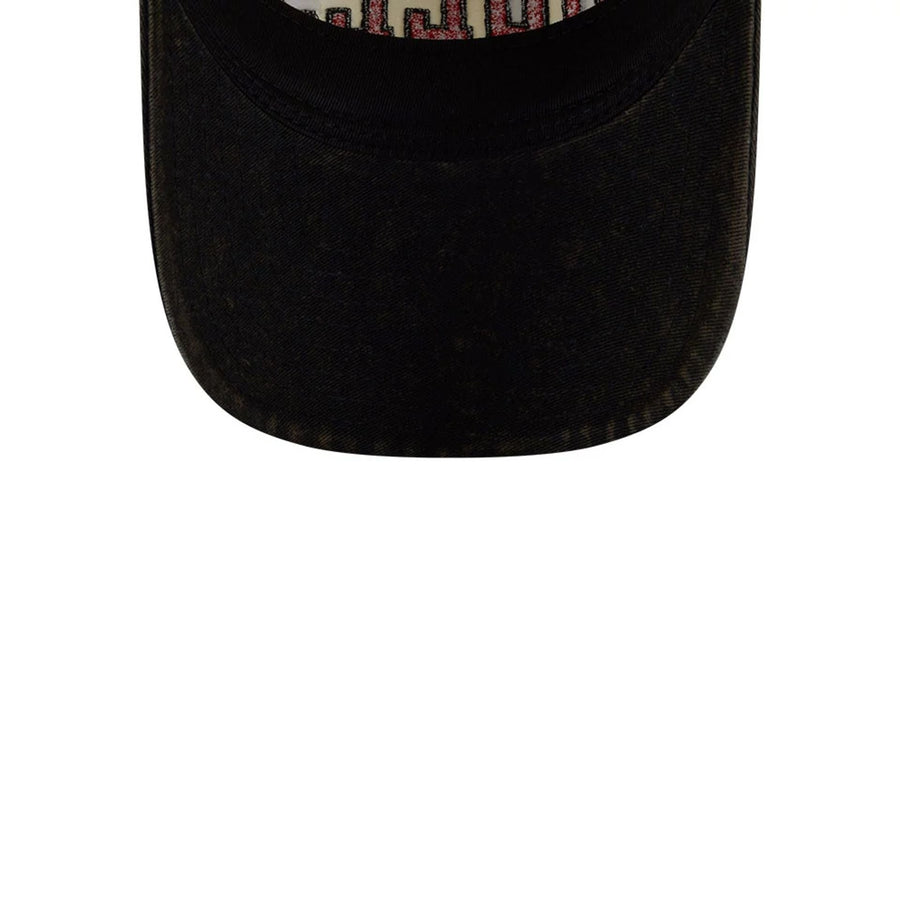 This is a Chicago Bulls Pastel White 9TWENTY A-Frame Adjustable Cap 7