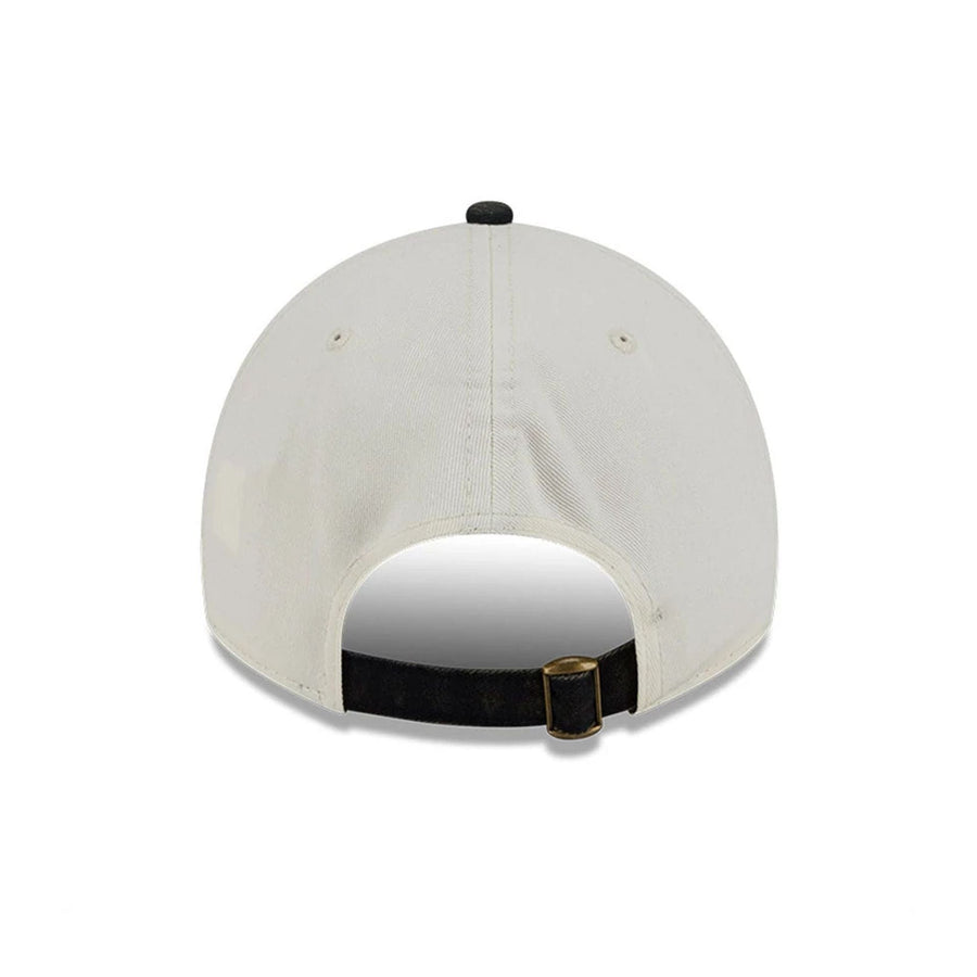 This is a Miami Heat Pastel White 9TWENTY A-Frame Adjustable Cap 6