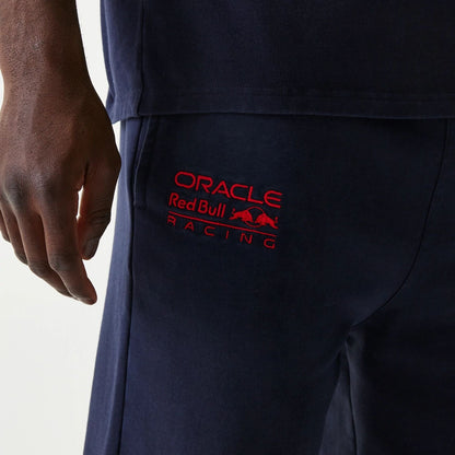 The Male model is wearing Red Bull Racing Dark Blue Joggers 3