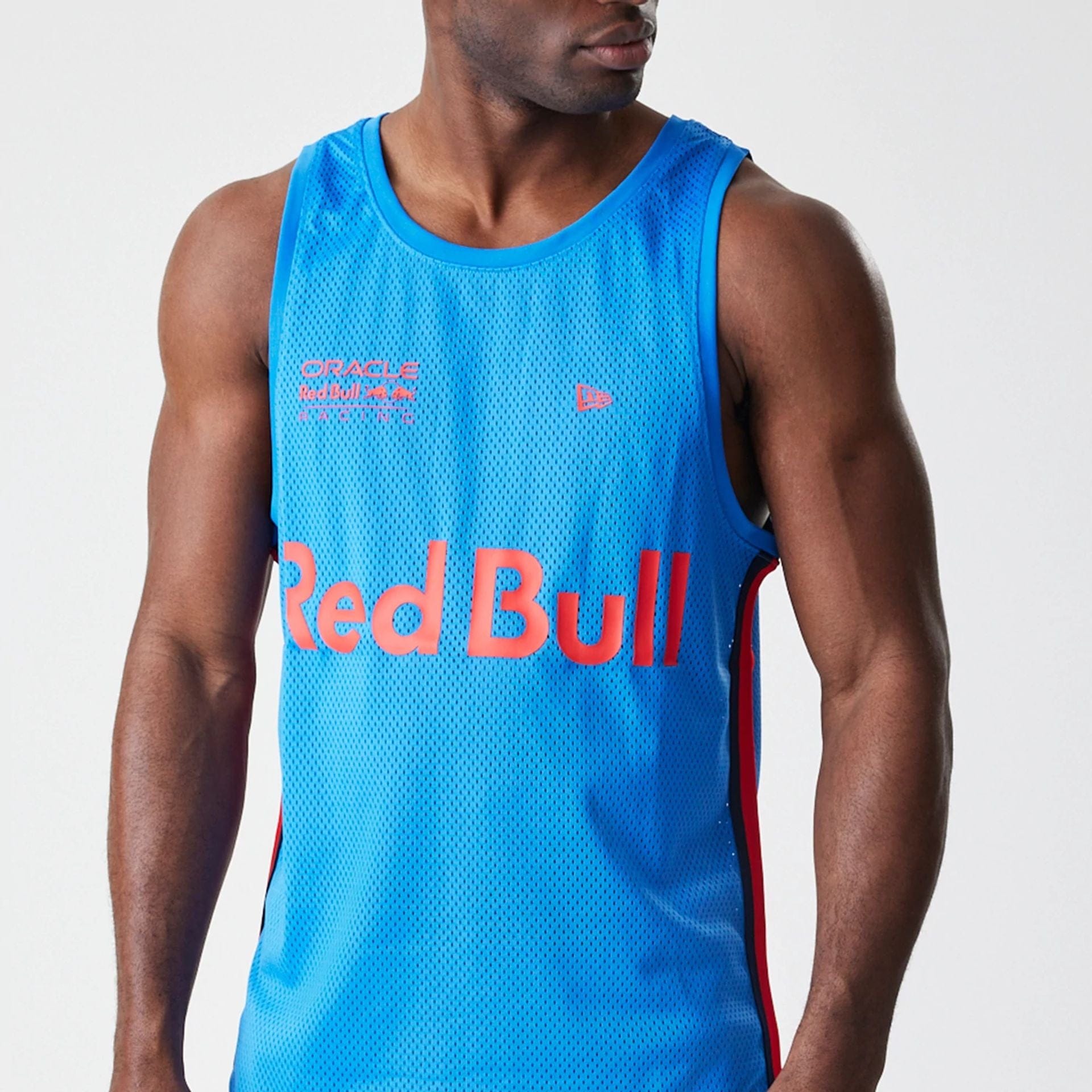 Red Bull Racing Basketball Mesh Blue Sleeveless T-Shirt | NEC EU