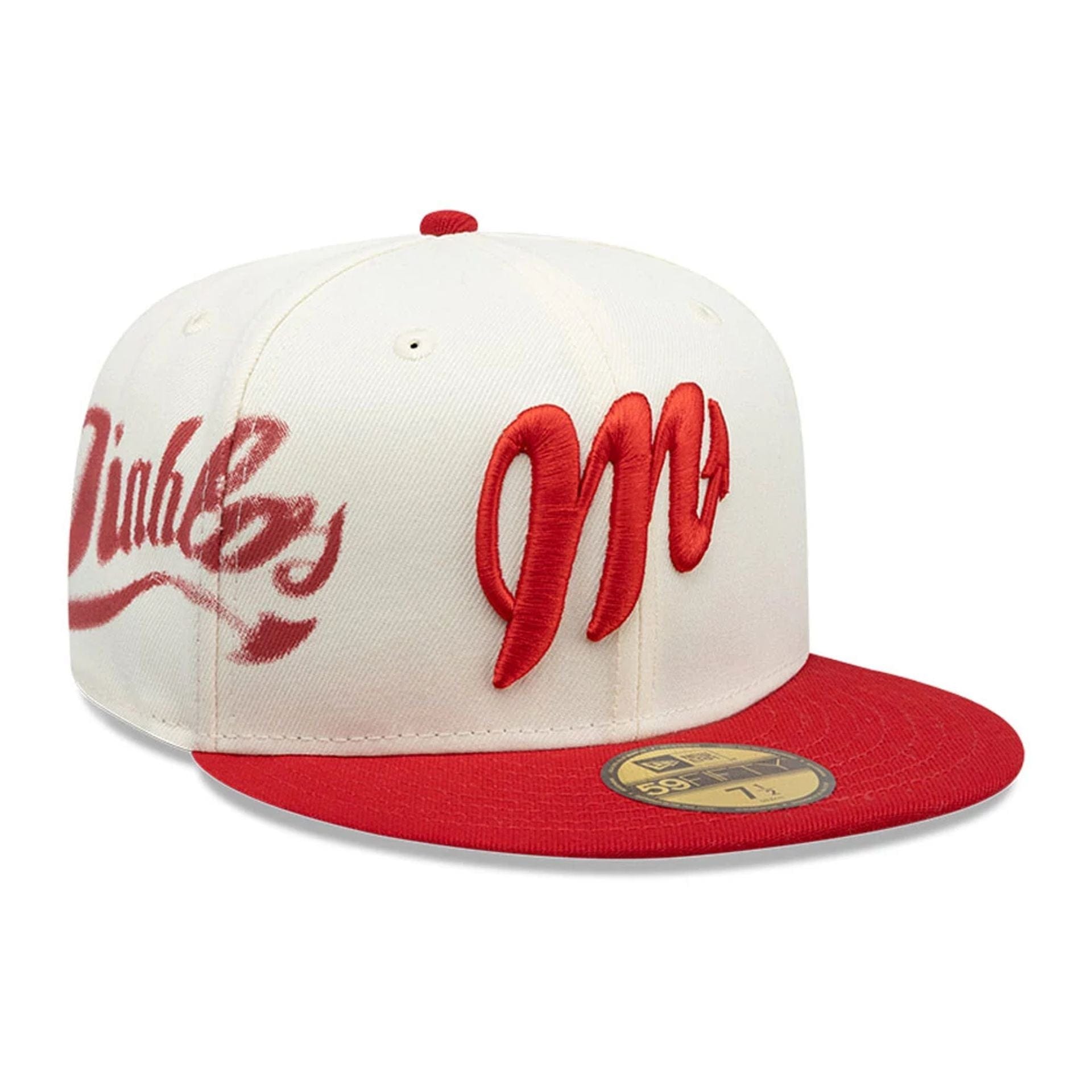 Pictured is this LMB Mexico Diablos 59FIFTY Fitted cap in white. 1