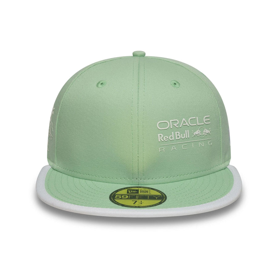 This is a Red Bull Racing Miami Race Special Pastel Green 59FIFTY Fitted Cap 2