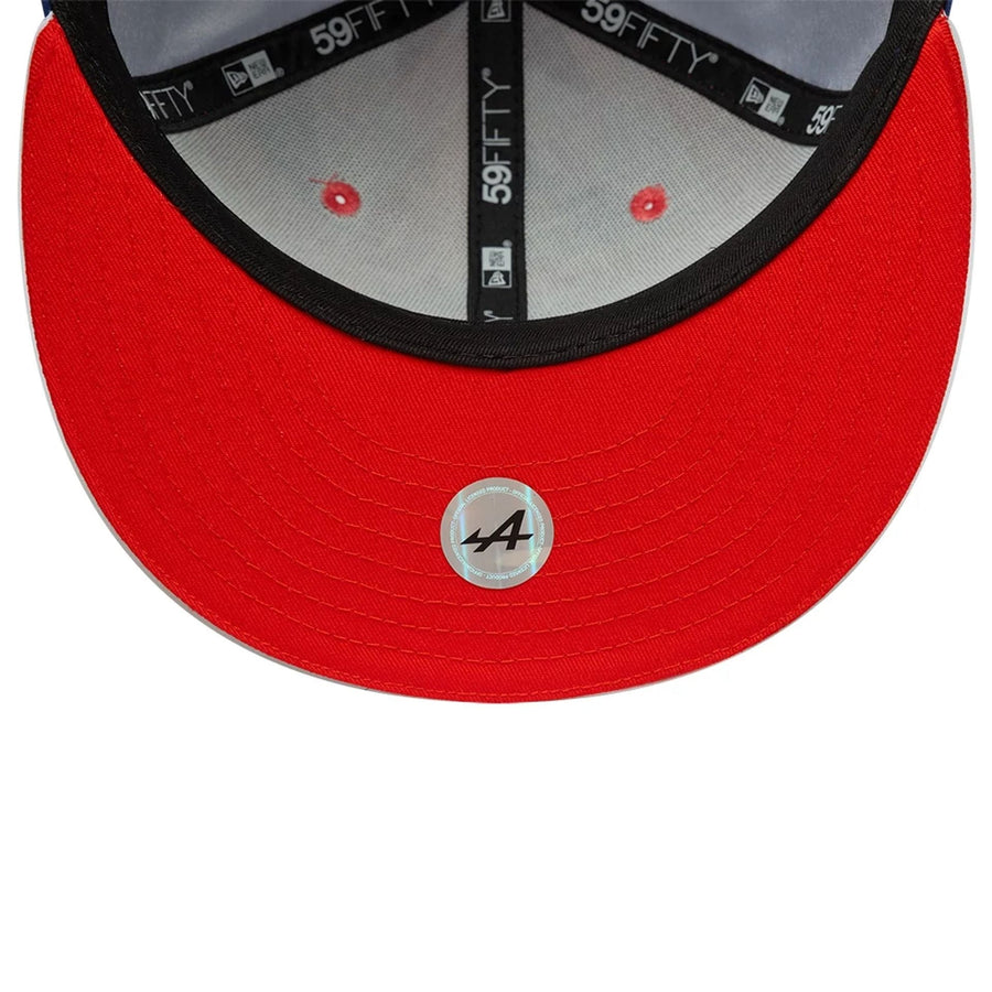 This is a Silverstone Race Special Alpine Racing Team Navy 59FIFTY Fitted Cap 2