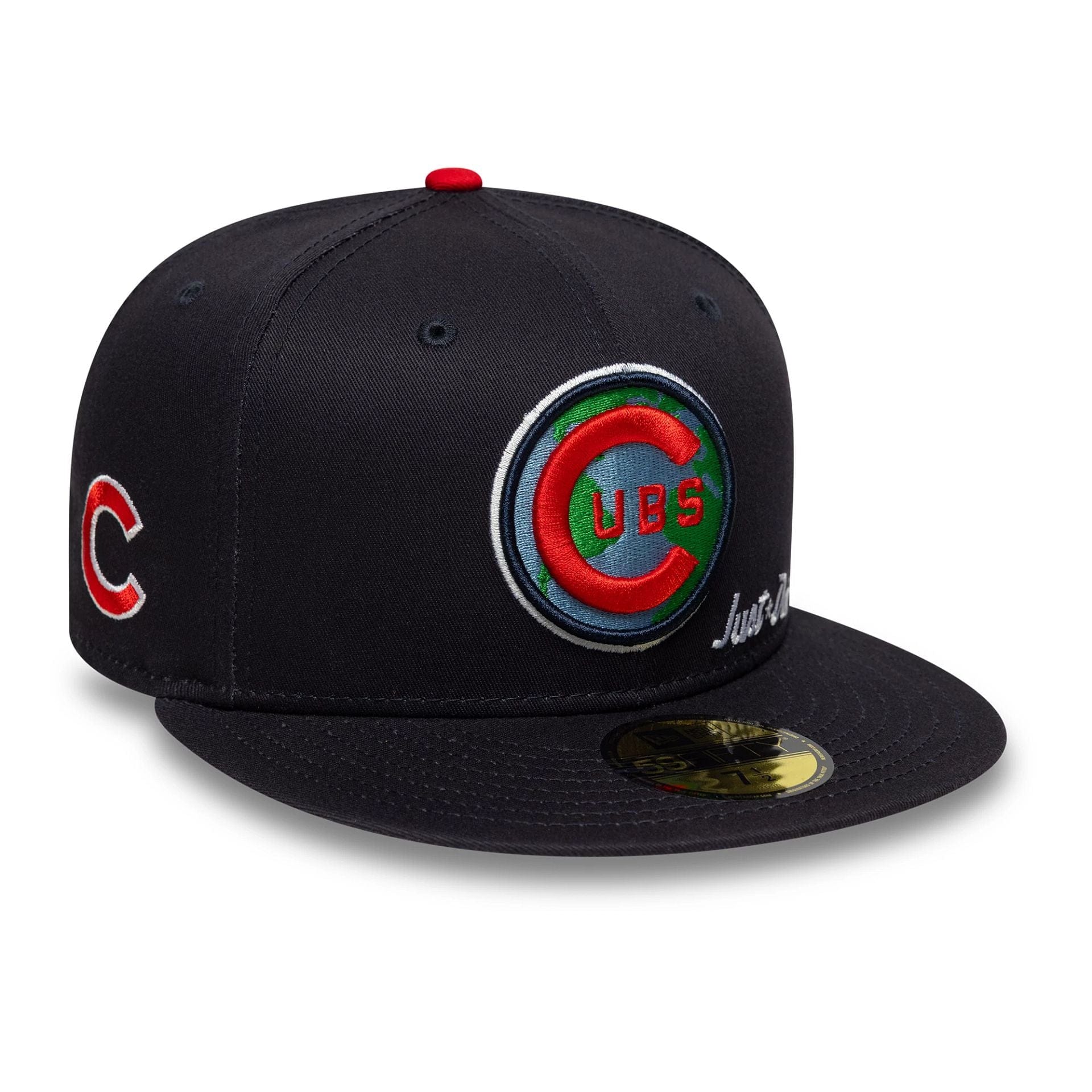This is a Chicago Cubs Just Don Navy 59FIFTY Fitted Cap 4