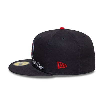 This is a Chicago Cubs Just Don Navy 59FIFTY Fitted Cap 7