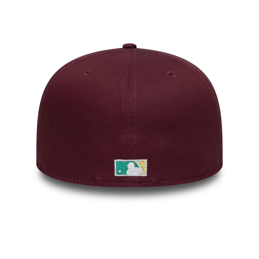 This is a San Francisco Giants Just Don Dark Purple 59FIFTY Fitted Cap 5