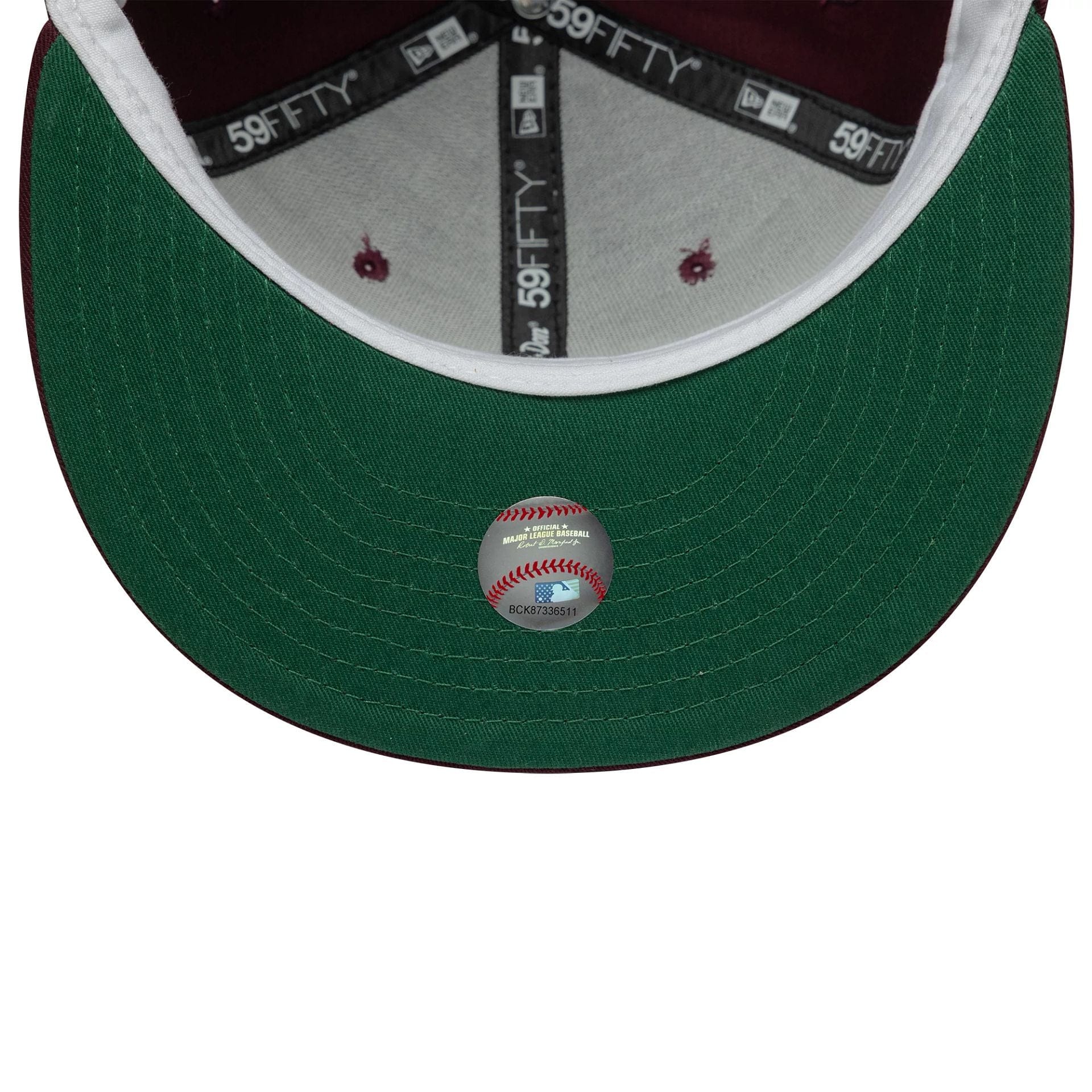 This is a San Francisco Giants Just Don Dark Purple 59FIFTY Fitted Cap 2