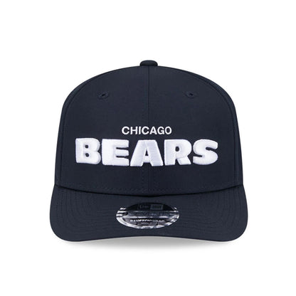 This is a Chicago Bears NFL Coach Navy 9SEVENTY Stretch Snap Adjustable Cap 3