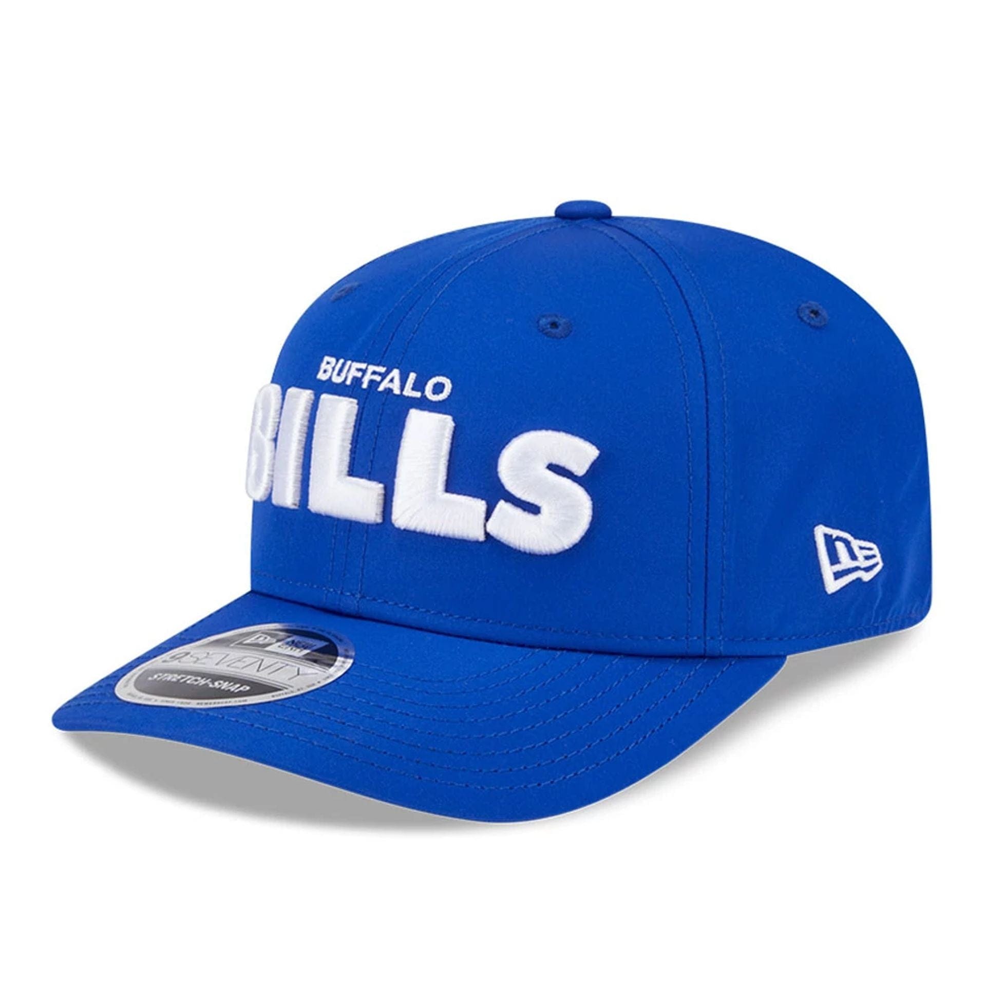 This is a Buffalo Bills NFL Coach Blue 9SEVENTY Stretch Snap Adjustable Cap 4