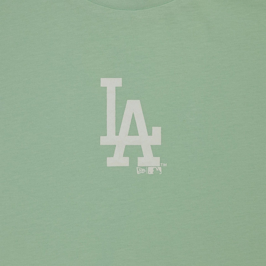 The Male model is wearing LA Dodgers MLB Pastel Green T-Shirt 3