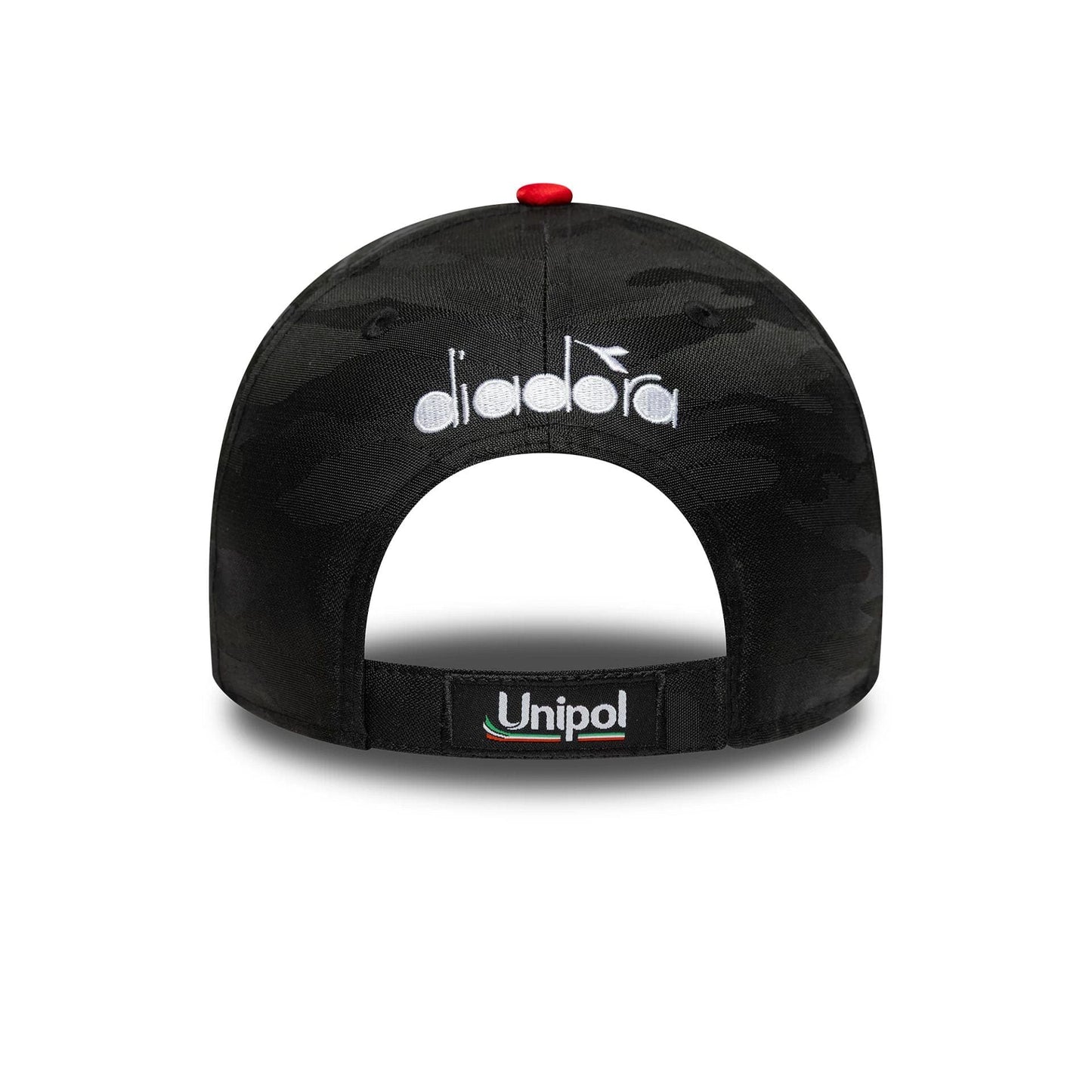 This is a Ducati Replica Francesco Bagnaia Black 9FORTY A-Frame Adjustable Cap 5