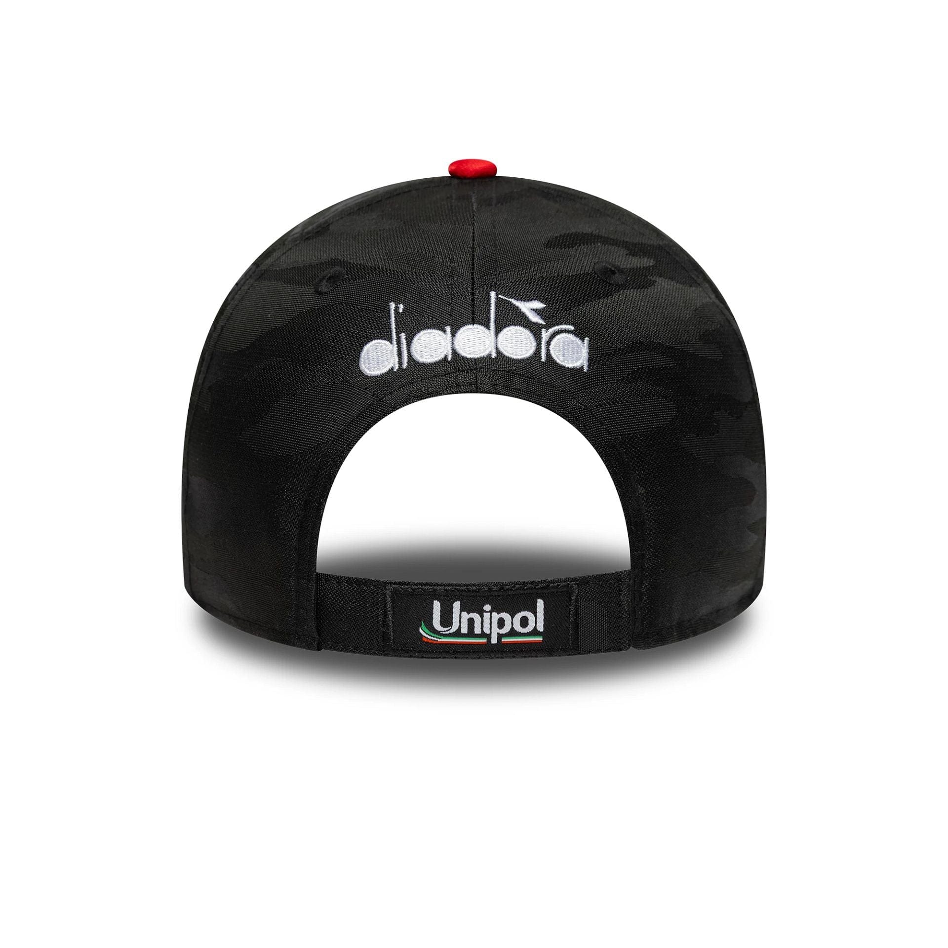 This is a Ducati Replica Francesco Bagnaia Black 9FORTY A-Frame Adjustable Cap 5