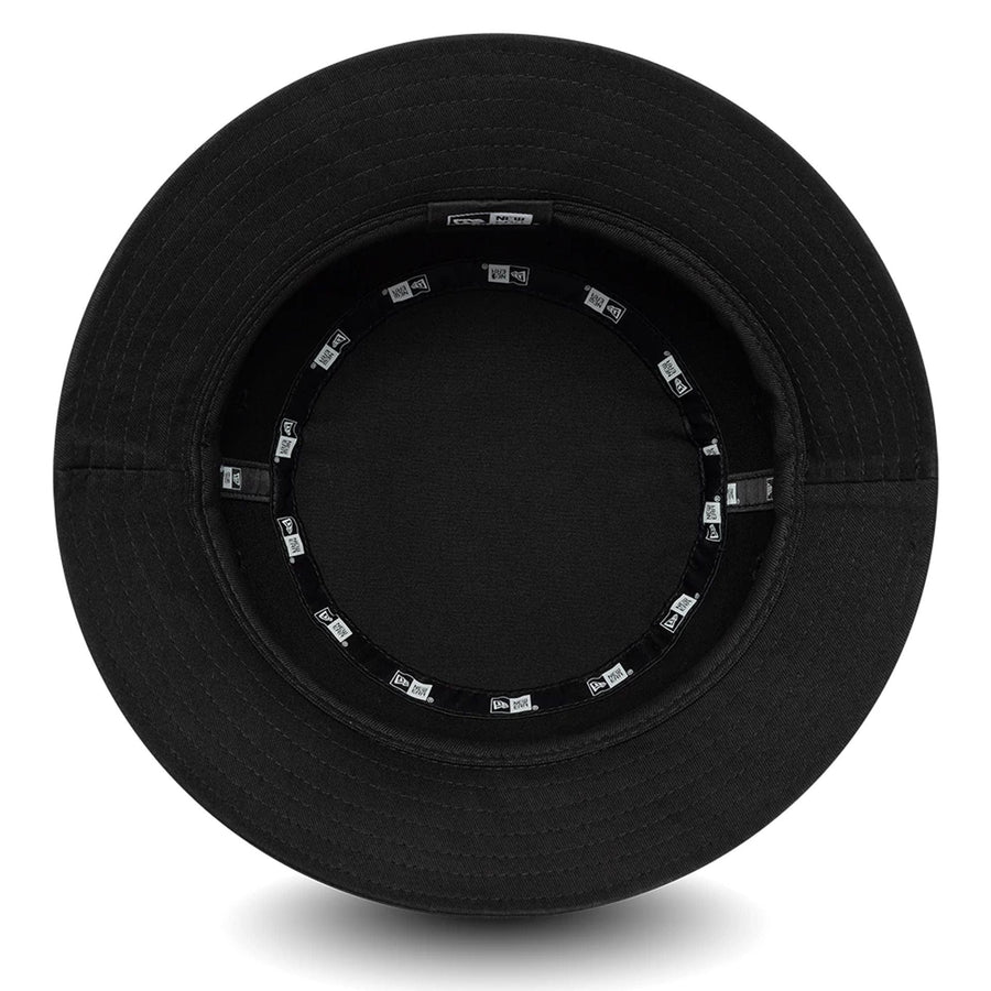 This is a Chelsea FC Lion Crest Wordmark Black Bucket Hat 5