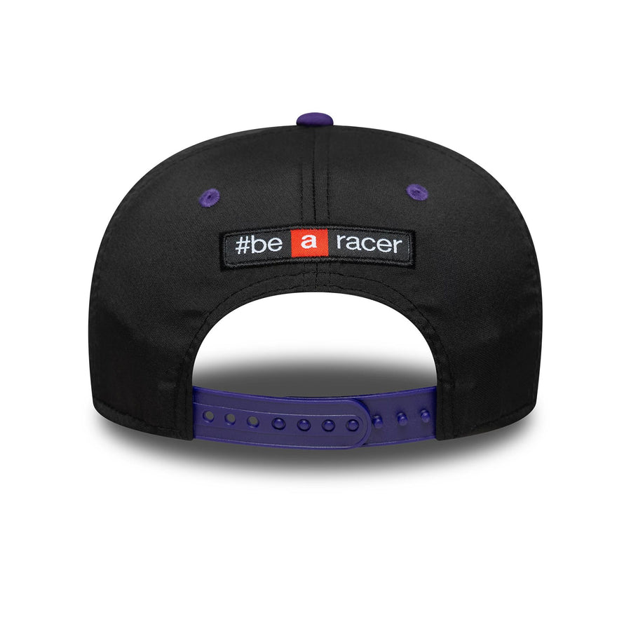 This is a Aprilia Team Black 9SEVENTY Stretch Snap Adjustable Cap 6