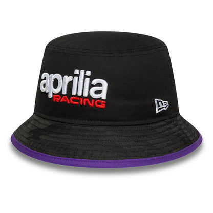 This is a Aprilia Seasonal Black Bucket Hat 1
