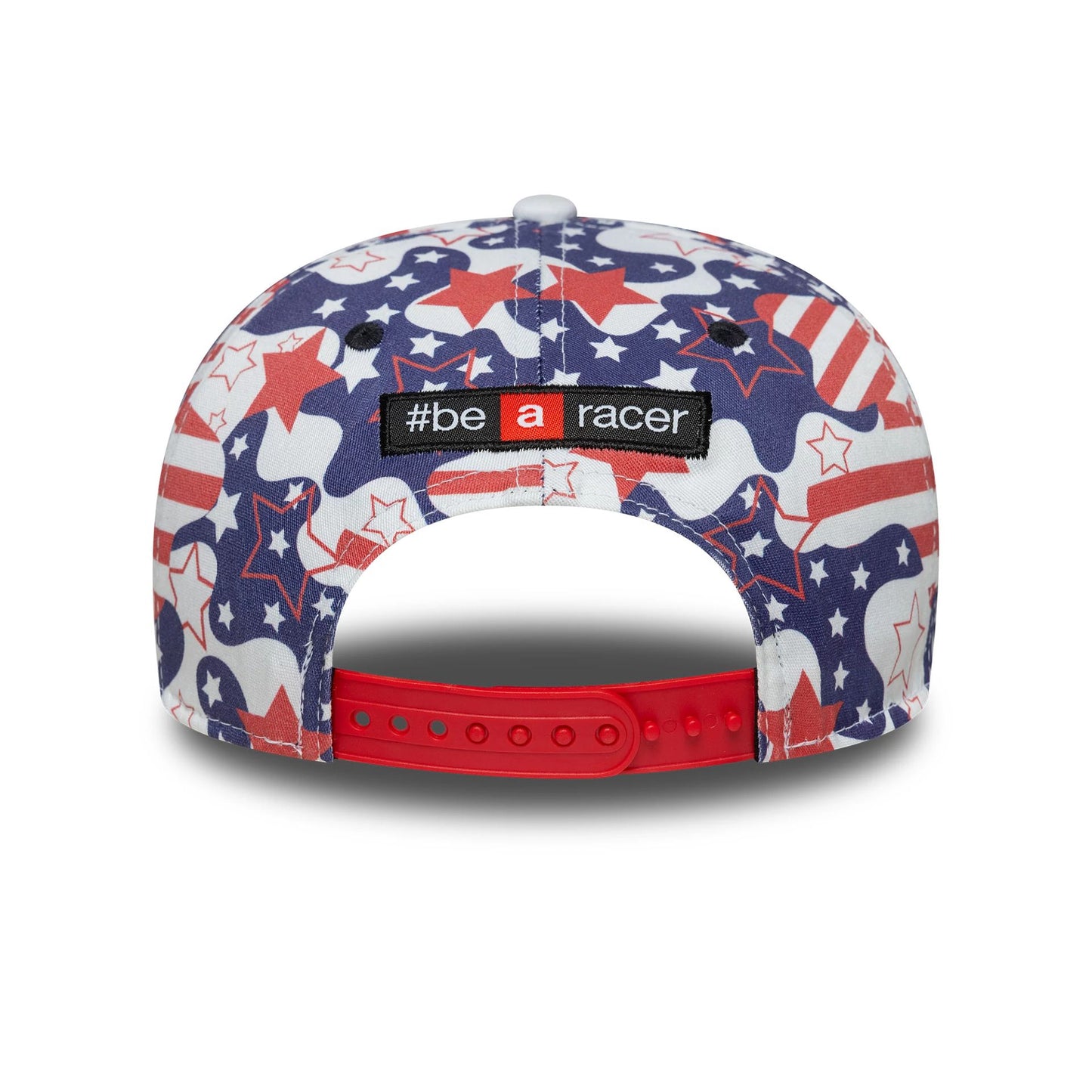 This is a Aprilia Austin Race Special White 9SEVENTY Stretch Snap Adjustable Cap 6