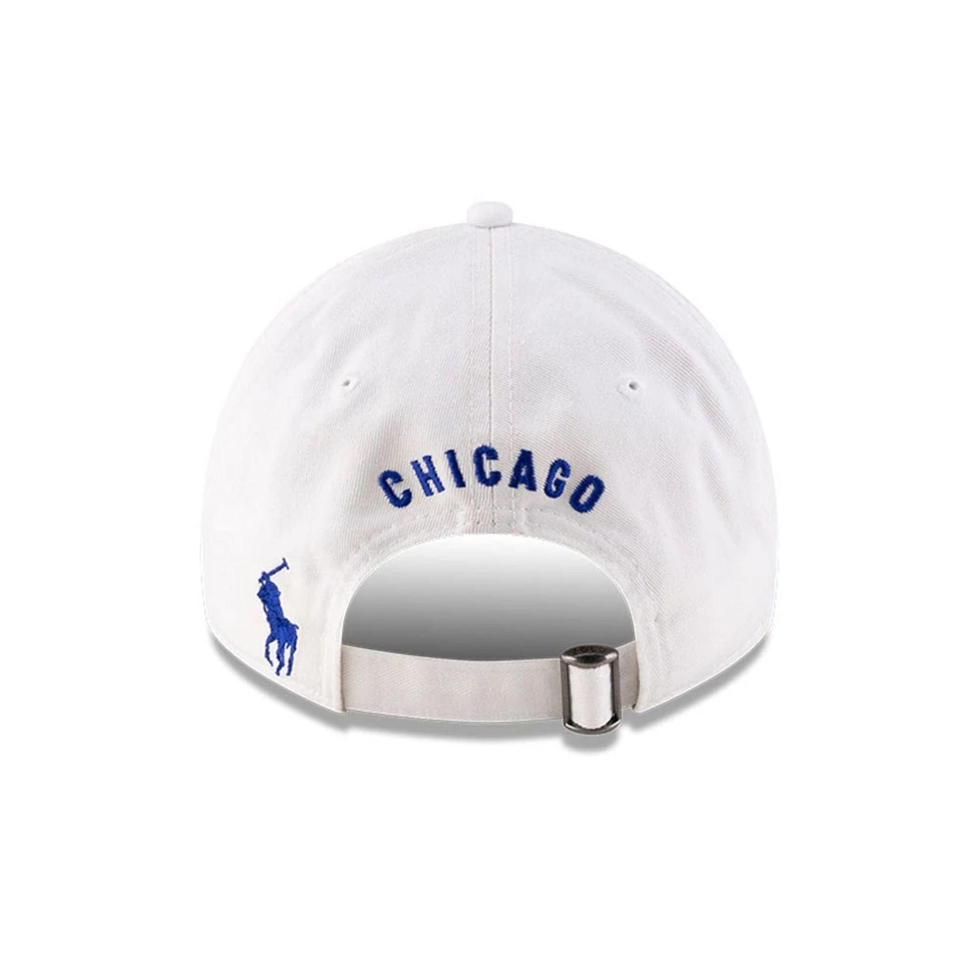 This is a Chicago Cubs Ralph Lauren X MLB Open White 9TWENTY Adjustable Cap 6