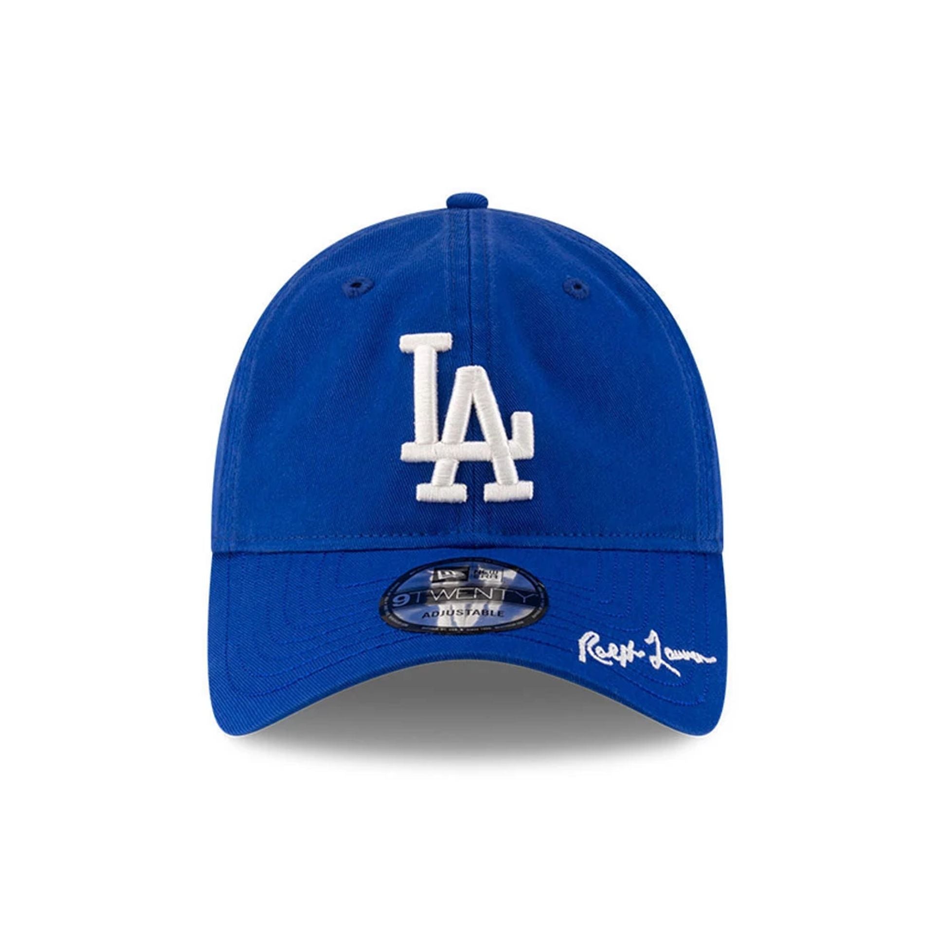 This is a LA Dodgers Ralph Lauren X MLB Open Blue 9TWENTY Adjustable Cap 2