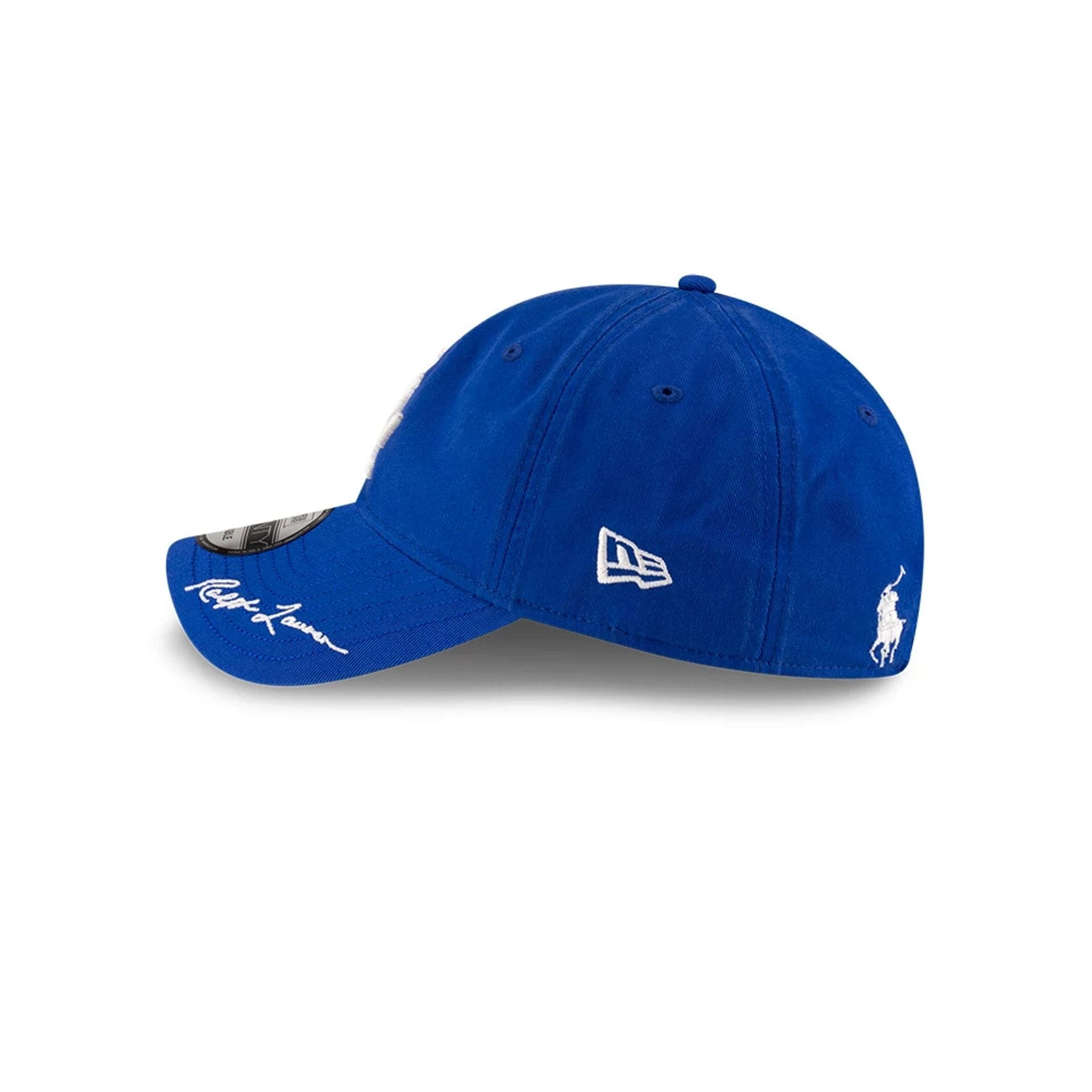 This is a LA Dodgers Ralph Lauren X MLB Open Blue 9TWENTY Adjustable Cap 4