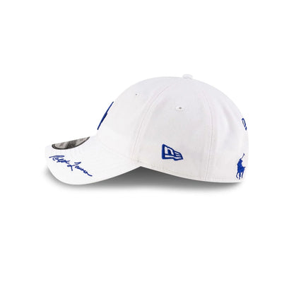 This is a LA Dodgers Ralph Lauren X MLB Open White 9TWENTY Adjustable Cap 4
