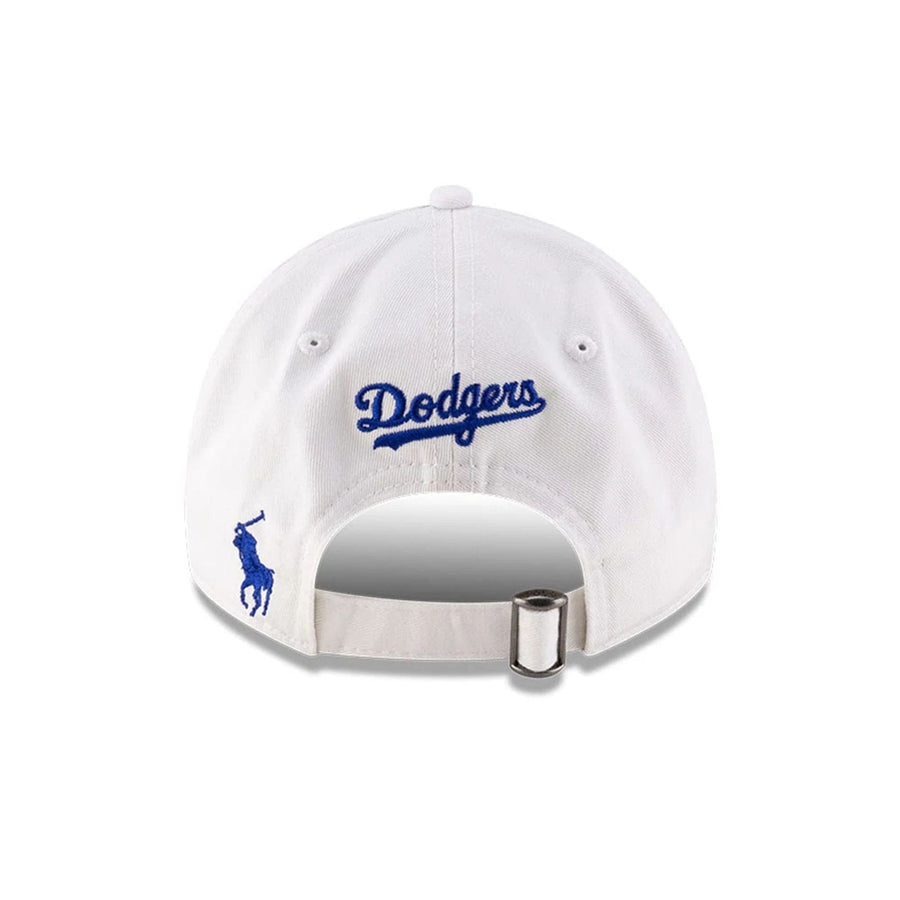 This is a LA Dodgers Ralph Lauren X MLB Open White 9TWENTY Adjustable Cap 6