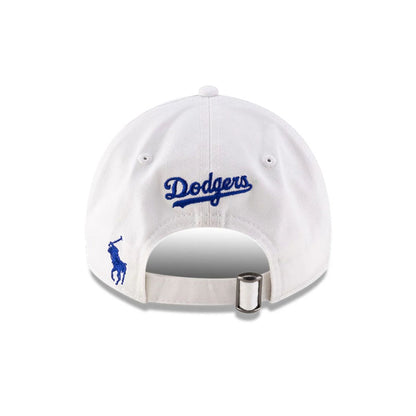 This is a LA Dodgers Ralph Lauren X MLB Open White 9TWENTY Adjustable Cap 6