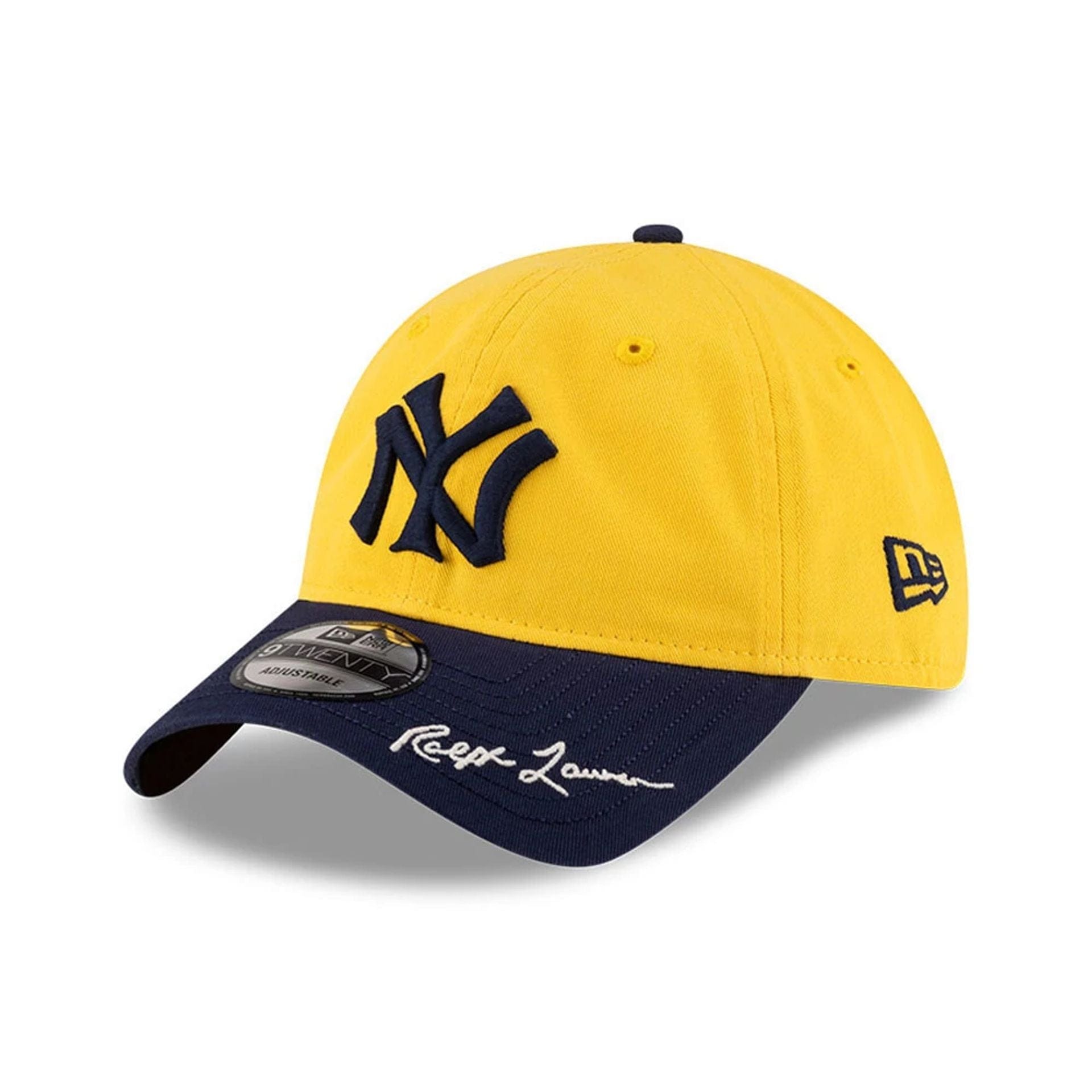Ralph Lauren X MLB New York Yankees Open Yellow 9TWENTY Cap | NEC EU