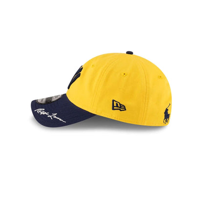 This is a New York Yankees Ralph Lauren X MLB Open Yellow 9TWENTY Adjustable Cap 4