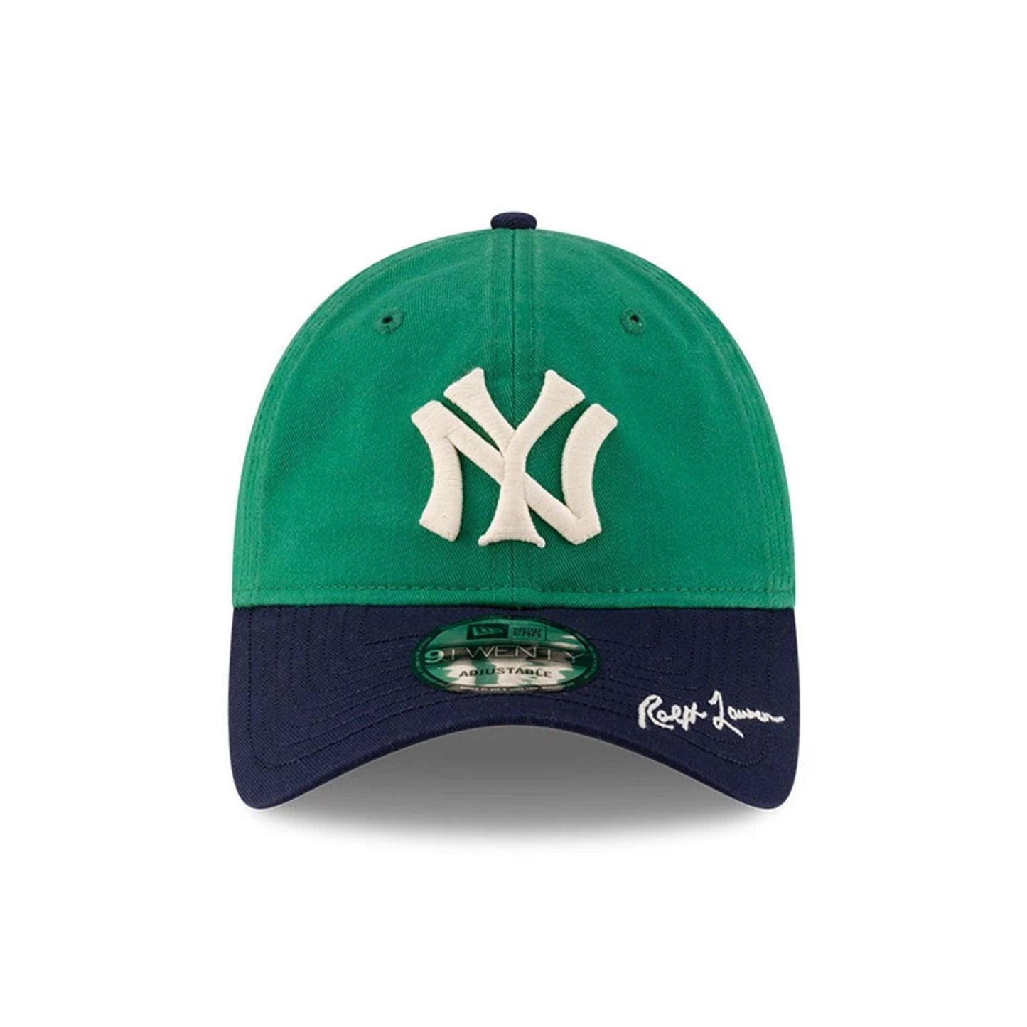 This is a New York Yankees Ralph Lauren X MLB Open Green 9TWENTY Adjustable Cap 2