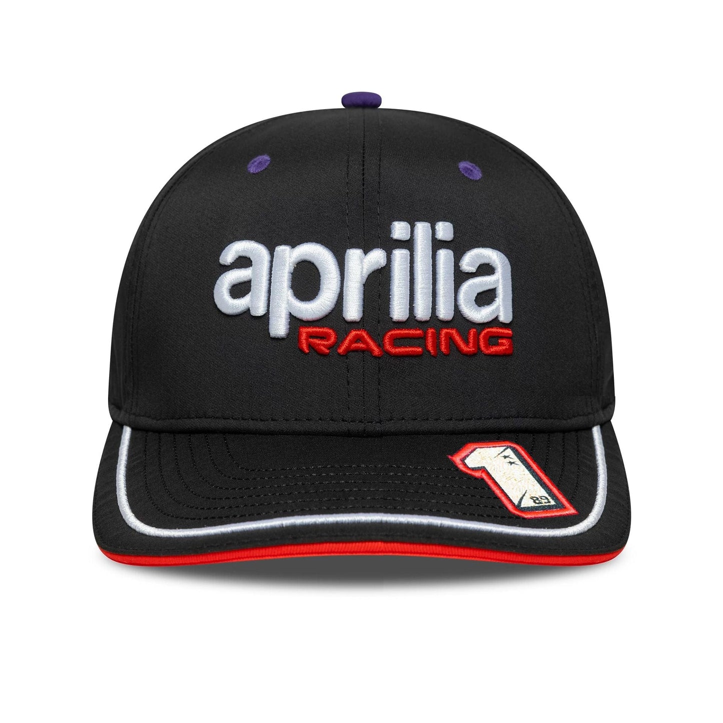 This is a Aprilia Replica Jorge Martin Black 9SEVENTY Stretch Snap Adjustable Cap 3