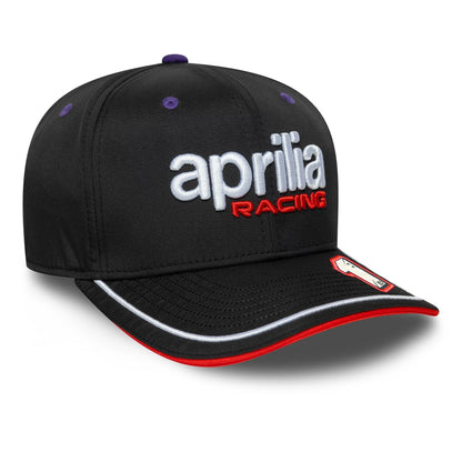This is a Aprilia Replica Jorge Martin Black 9SEVENTY Stretch Snap Adjustable Cap 5