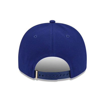 This is a LA Dodgers MLB Emblem Dark Blue 9FIFTY A-Frame Snapback Adjustable Cap 7