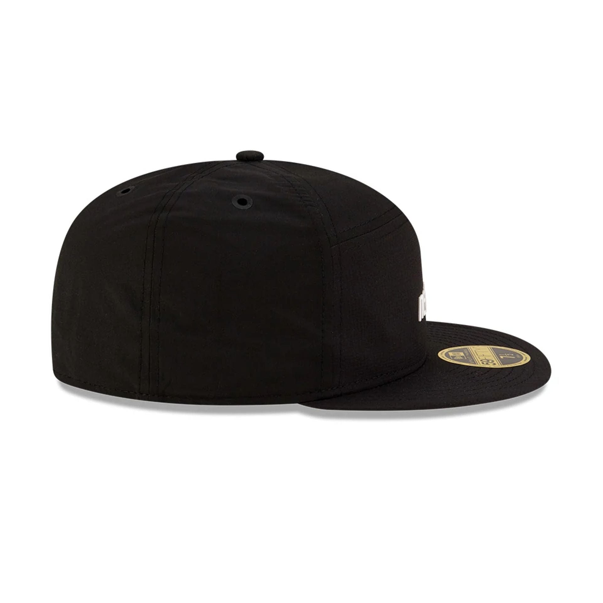 This is a New Era 59FIFTY Day Black 59FIFTY Split Panel Fitted Cap 6