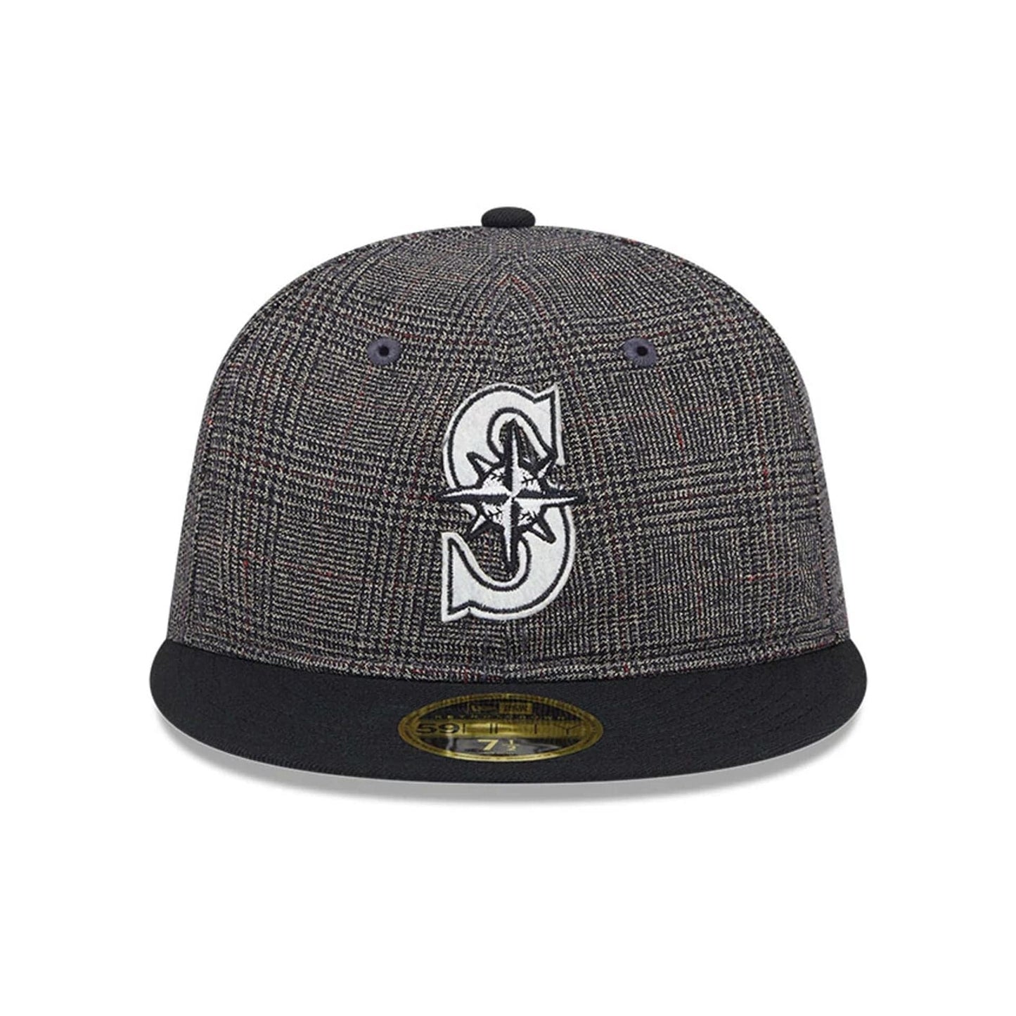 This is a Seattle Mariners 59FIFTY Day Black Retro Crown 59FIFTY Fitted Cap 3