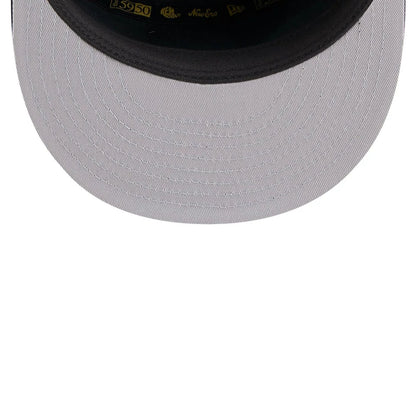 This is a LA Dodgers 59FIFTY Day Black 59FIFTY Split Panel Fitted Cap 2
