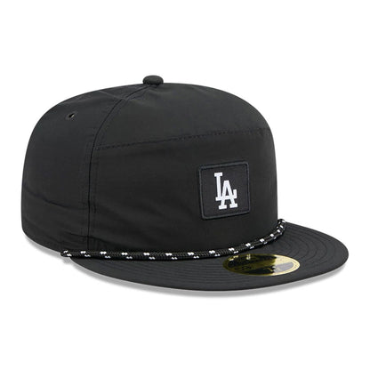 This is a LA Dodgers 59FIFTY Day Black 59FIFTY Split Panel Fitted Cap 4