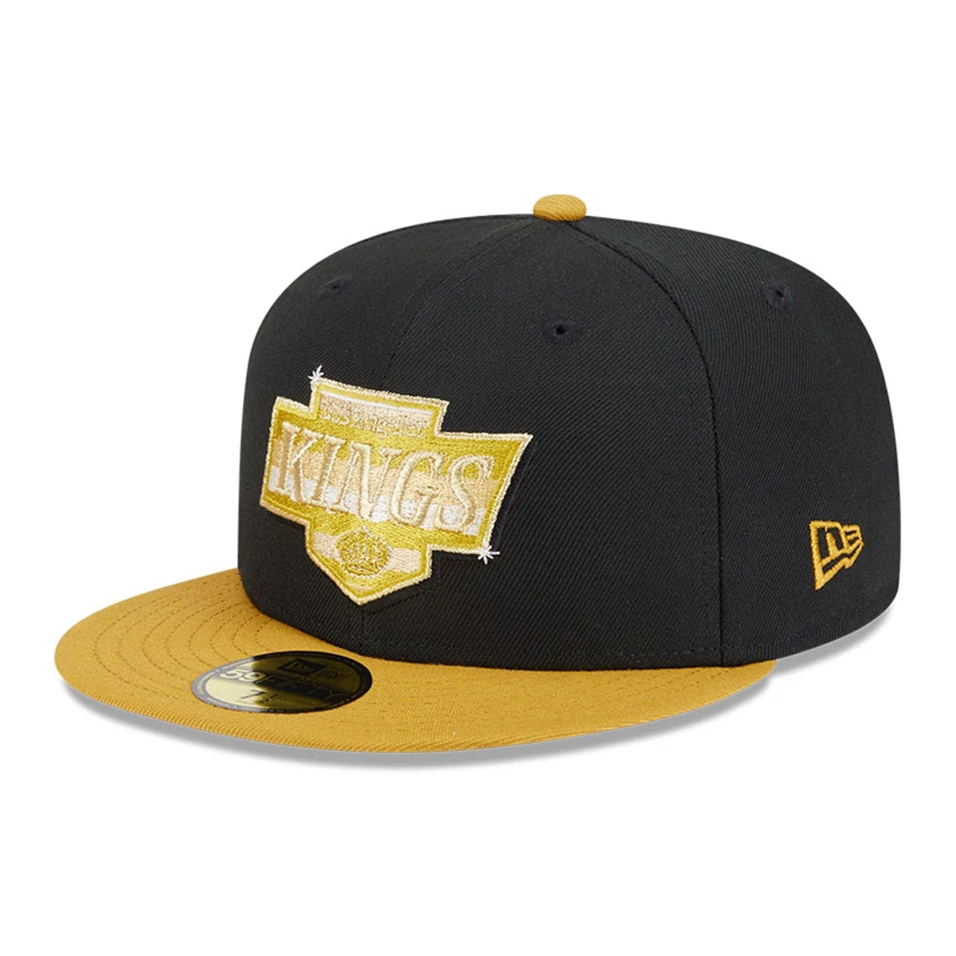 This is a LA Kings 59FIFTY Day Black 59FIFTY Fitted Cap 1