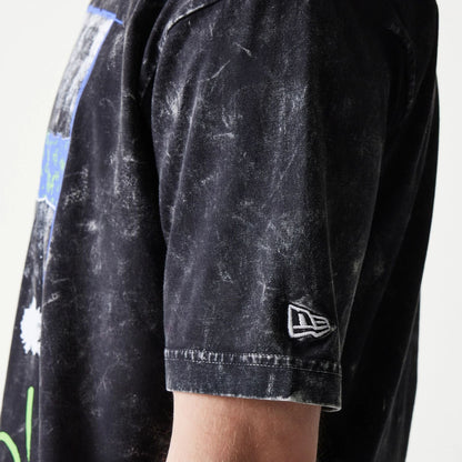 The Male model is wearing Joker Batman Black T-Shirt 5