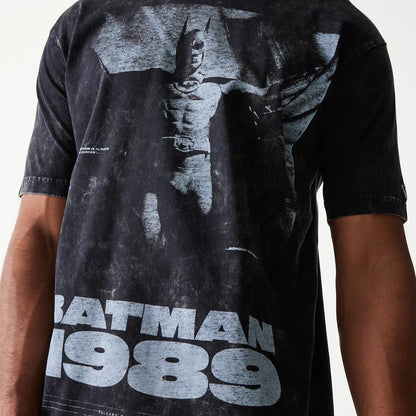 The Male model is wearing Batman 1989 Black T-Shirt 4