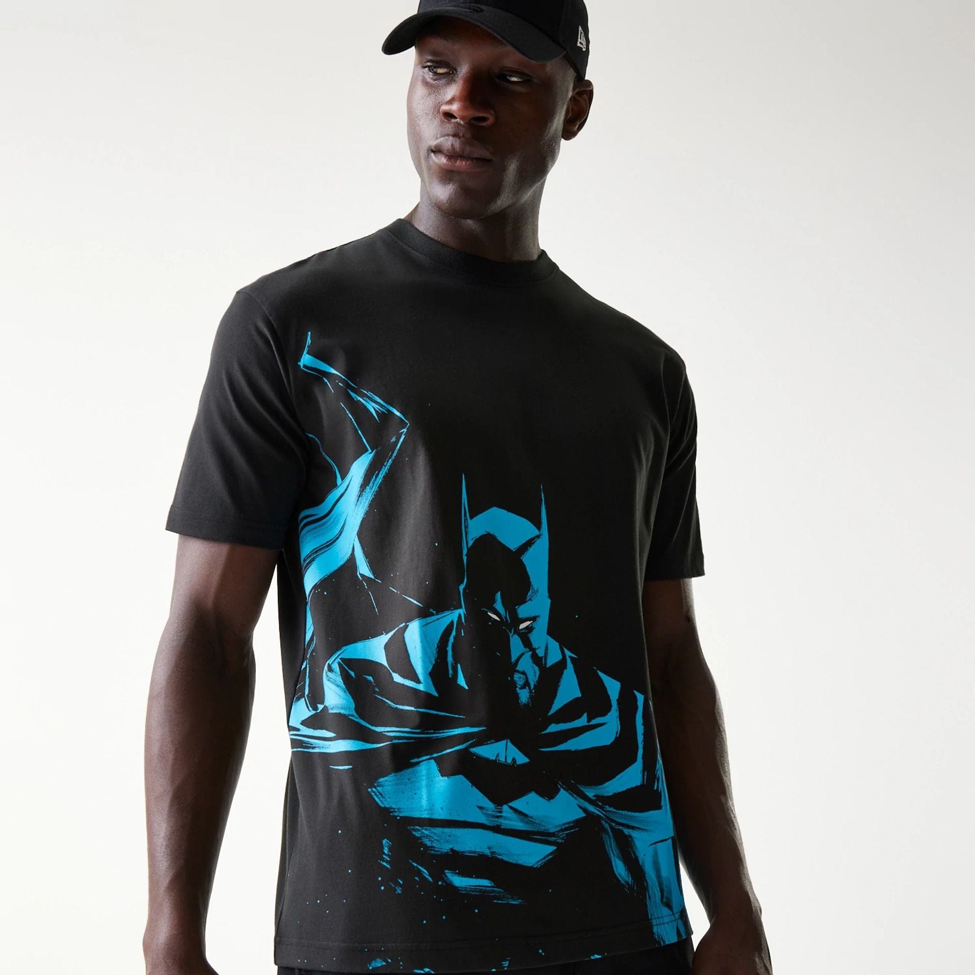 The Male model is wearing Batman Black T-Shirt 3