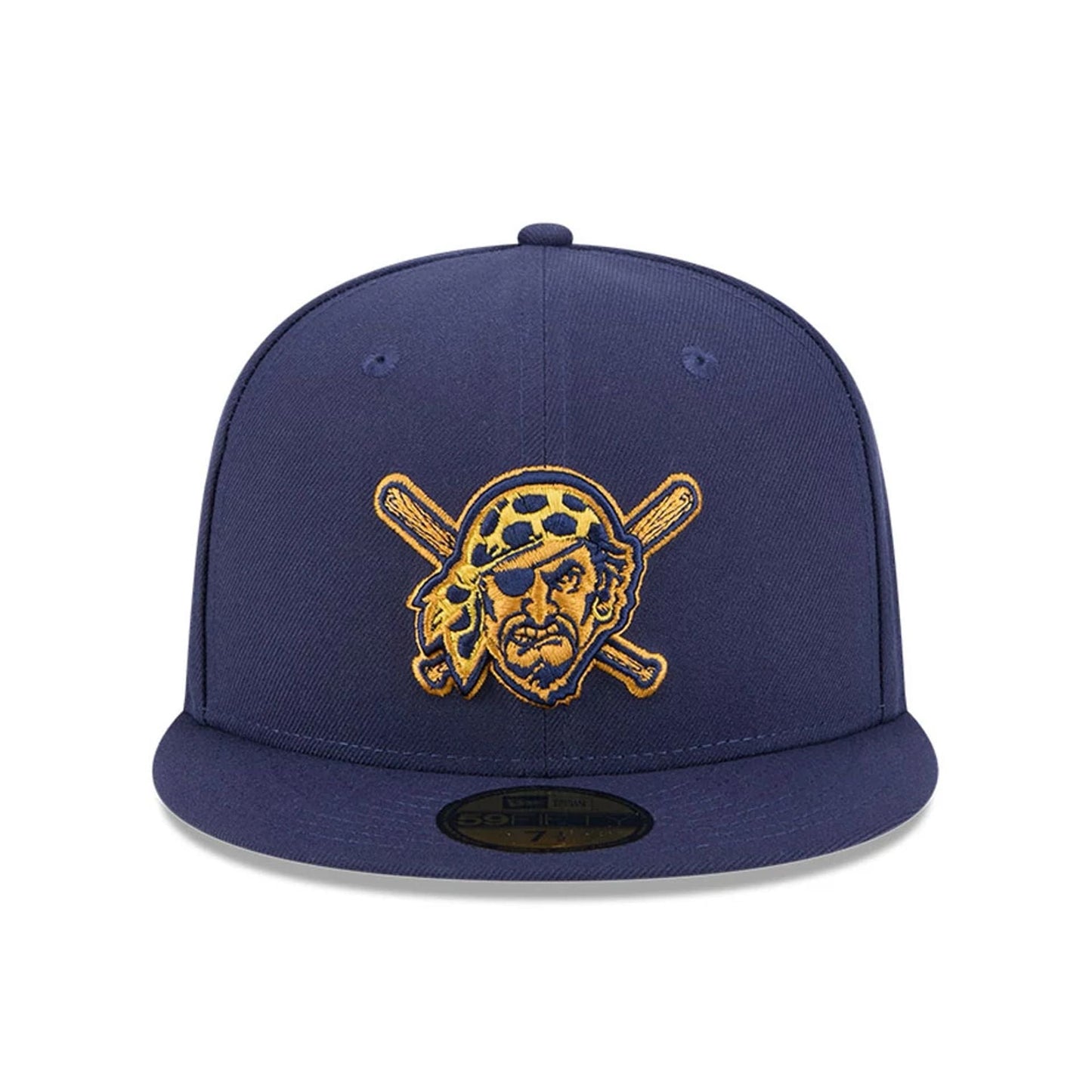 This is a Pittsburgh Pirates Pattern Undervisor Dark Blue 59FIFTY Fitted Cap 3