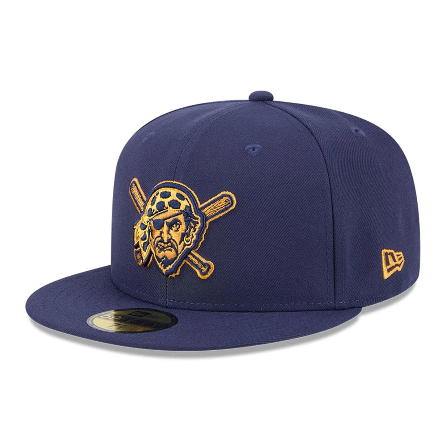This is a Pittsburgh Pirates Pattern Undervisor Dark Blue 59FIFTY Fitted Cap 4